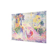 Woman in the Park, 1909 (oil on canvas) canvas prints