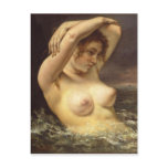 Woman in the Waves Post Cards