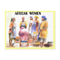 woman of african 2, AFRICAN  WOMEN Postcards