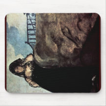 Woman Of The People In An Elegant Dress Mousepads