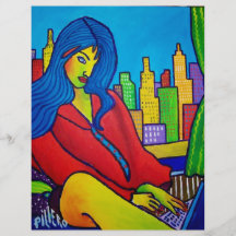 Woman Online Flyer