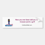 Woman Police Officer Bumper Stickers