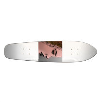 woman portrait skateboard
