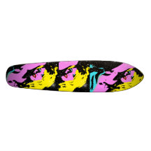 woman portrait skateboard