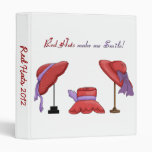 Woman Red Hats Make Me Smile Photo Album Binders