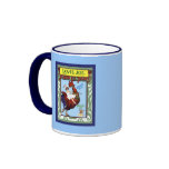 Woman Riding Chicken Mug