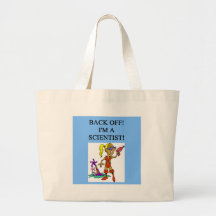 woman scientist tote bags
