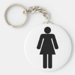 Woman Shape Key Chain
