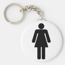 Woman Shape Key Chain