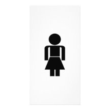 Woman Sign Photo Cards