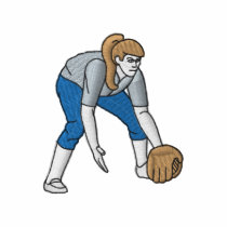 Woman Softball Player