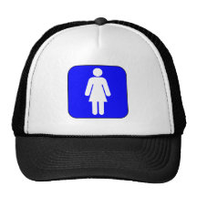 Woman Symbol Mesh Hat
