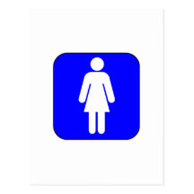 Woman Symbol Postcards