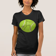 WOMAN TENNIS PLAYER DESIGN T-SHIRT