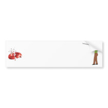 Woman trap shooter / skeet bumper stickers