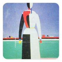 Woman with a Rake, c.1928-32 Stickers