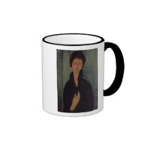 Woman with Blue Eyes, c.1918 Coffee Mugs