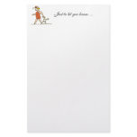 Woman with Frog Stationery