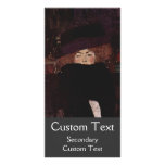 Woman with Hat and Feather Boa Photo Greeting Card