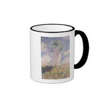 Woman with Parasol turned to the Left, 1886 Mug