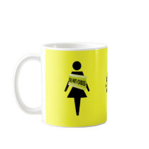 Woman's attitude funny image mugs