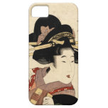 woman's portrait (machiya no nyobo) iPhone 5 cases