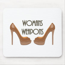 womans weapons mousepads
