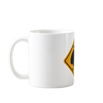Wombat Crossing Sign Coffee Mug