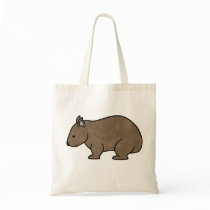 Wombat Graphic Tote Bag