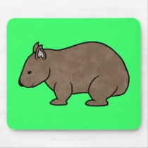 Wombat Graphic Mouse Pad