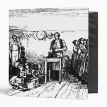 Women and Children Making Shoes 3 Ring Binders