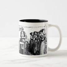 Women and Children Making Shoes Coffee Mug