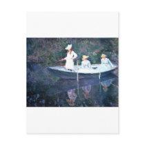 Women Boating - Claude Monet Postcard