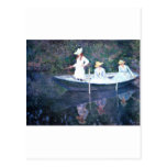 Women Boating - Claude Monet Postcard