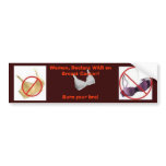 Women, Declare WAR on Breast Cancer! bumper stickers