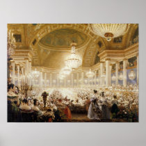 Women Dining at the Tuileries in 1835 Print