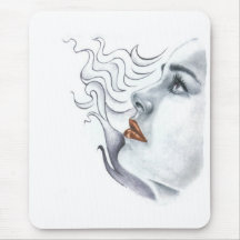 women face mouse mats