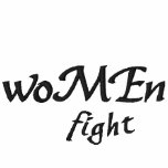 woMEn, fight embroidered shirts