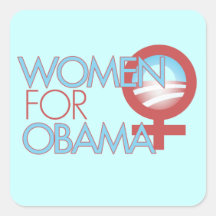 Women for Barack Obama 2012 Stickers