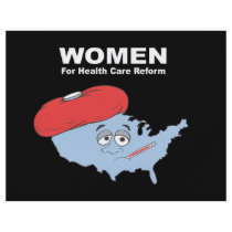 Women for health care reform flyer design