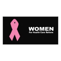 Women for health care reform picture card