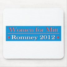 WOMEN FOR MITT ROMNEY MOUSE PAD