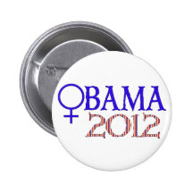 WOMEN FOR OBAMA BUTTON