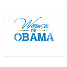 Women for Obama Faded.png Postcard