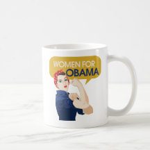 Women for Obama Retro Coffee Mugs