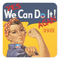 WOMEN FOR OBAMA STICKER