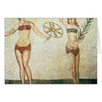 Women in 'bikinis' greeting cards