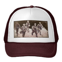 Women in Combat Gear WWII Trucker Hats