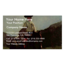 Women In Rucar By Grigorescu Nicolae Business Card