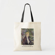Women In The Garden By Toulouse-Lautrec Henri De Canvas Bags